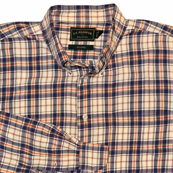 CC Filson 100% Cotton Plaid Shirt - Picture 4 of 9